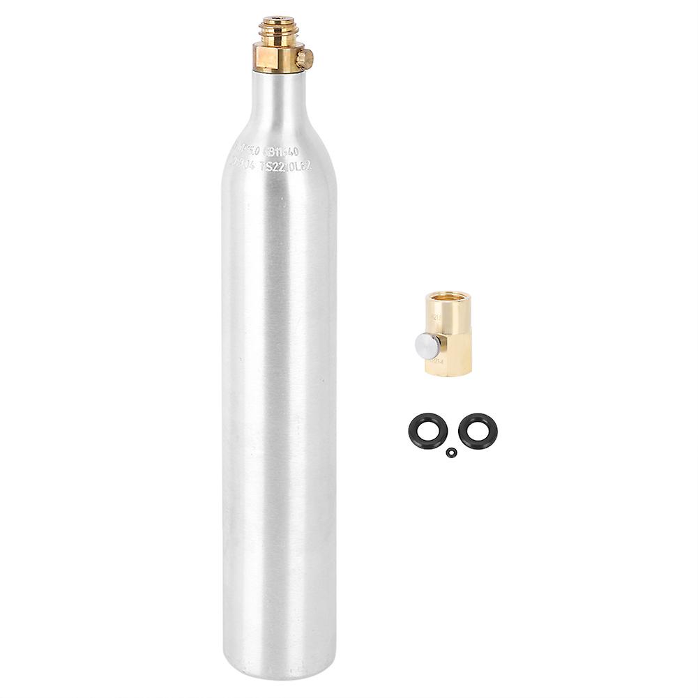 0.6L Soda Bottle Cylinder with Valve TR21x4 Bottle with Soda Refill Adapter AccessoriesCGA320