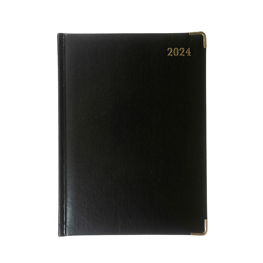 Black Collins Debden Classic Manager Quarto Day to Page 2024 Classic Diary