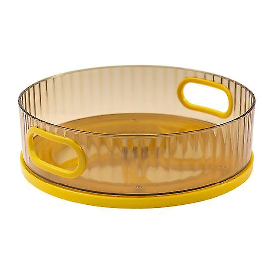Neat Solid Color Practical Durable Revolving Seasoning Rack Kitchen Tabletop Storage Storage Tray