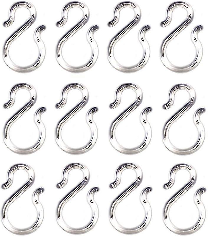 12 Pcs 1,7 polegadas transparente plástico punch bowl copo ganchos s