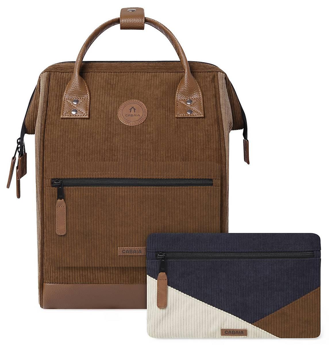 Cabaia Adventurer Velvet Recycled Medium Backpack - Canton Brown