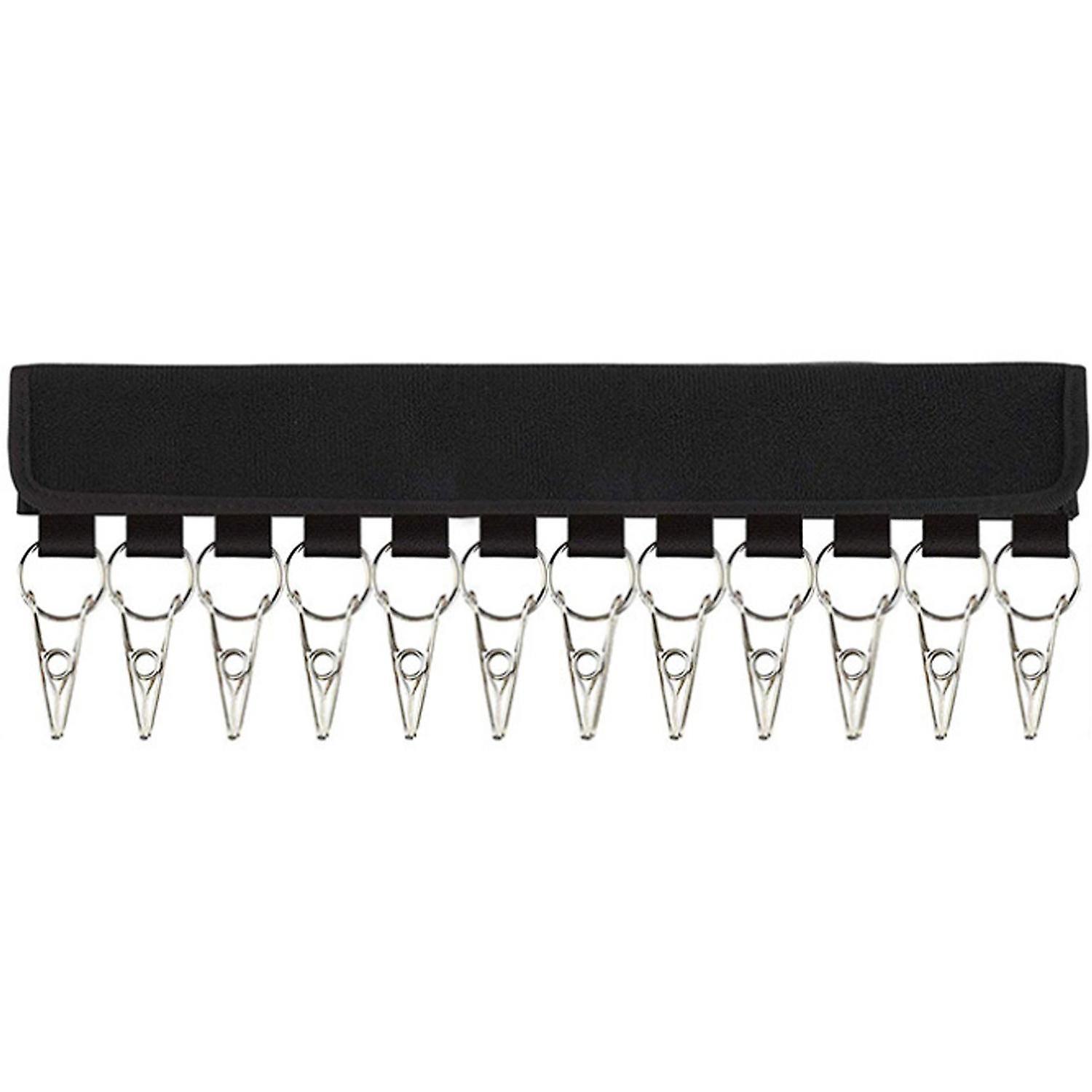 2er Pack Hut Organizer Hanger mit 12 Halterclips zum Platzsparen