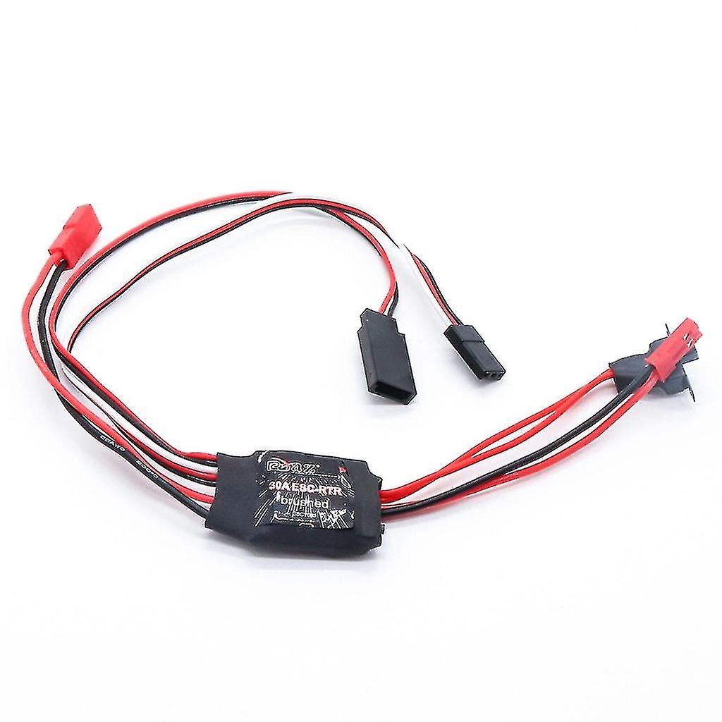 New Rc Car Brake 30a Brushed Esc Two Way Motor Speed Controller For 1/16 1/18 Car
