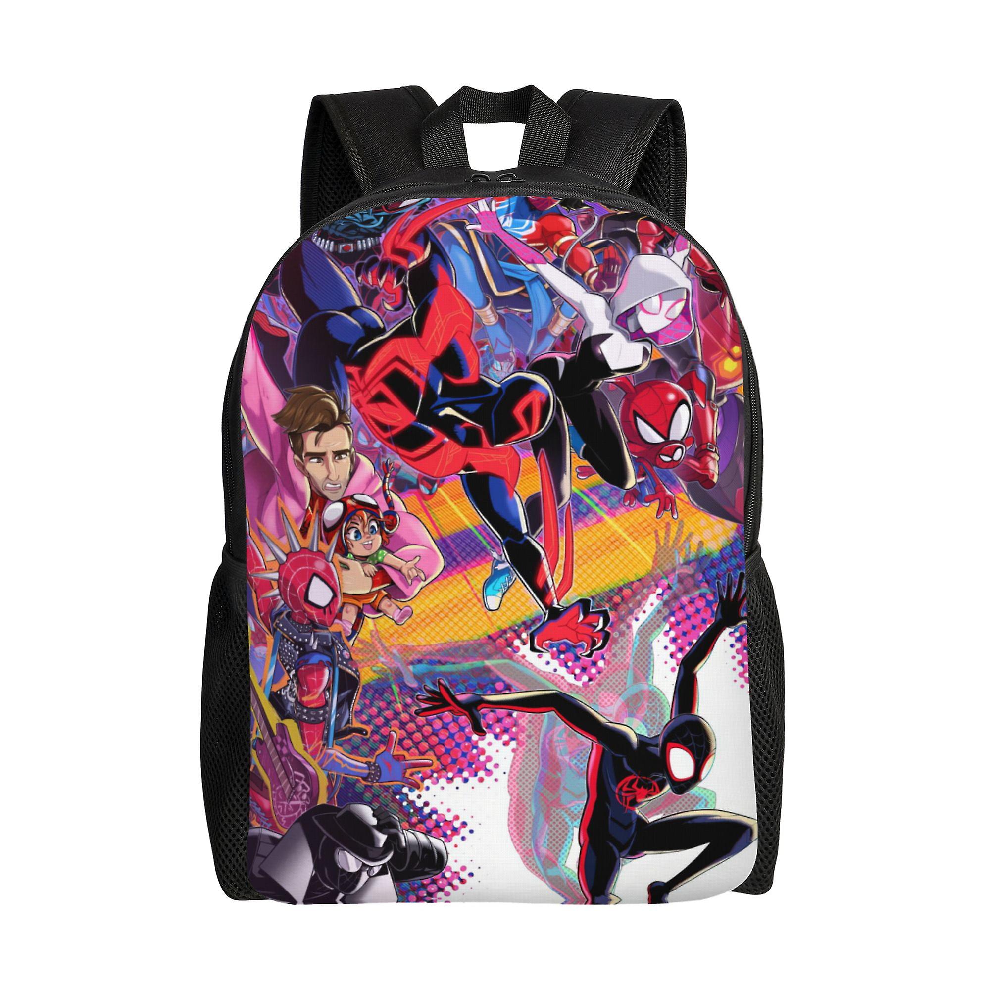 Spider Man Backpack, Adult Kids Simple Lightweight Casual Backpack for Children Student, Travel Backpack Laptop Backpack for College Work Camping