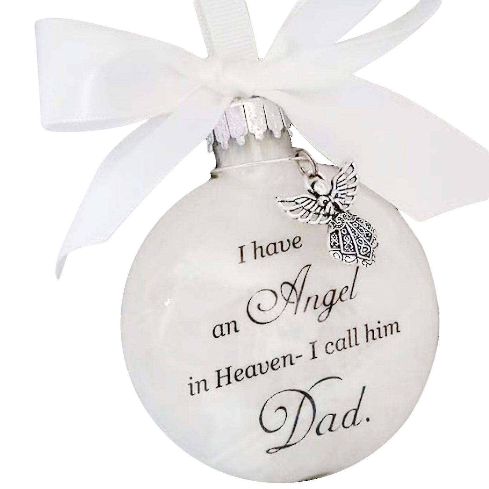 Half Price Feather Plastic Ball Angel In Heaven Memorial Decorations Christmas Tree Decorations For Family Parties New