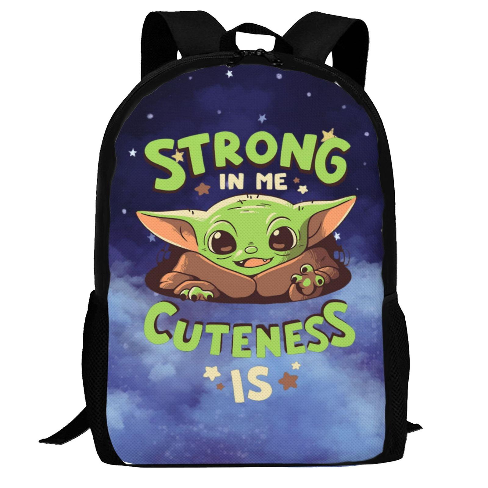 Baby Yoda Backpack,Laptop Backpack Lightweight Casual DaypackMulti-Function Travel Backpack
