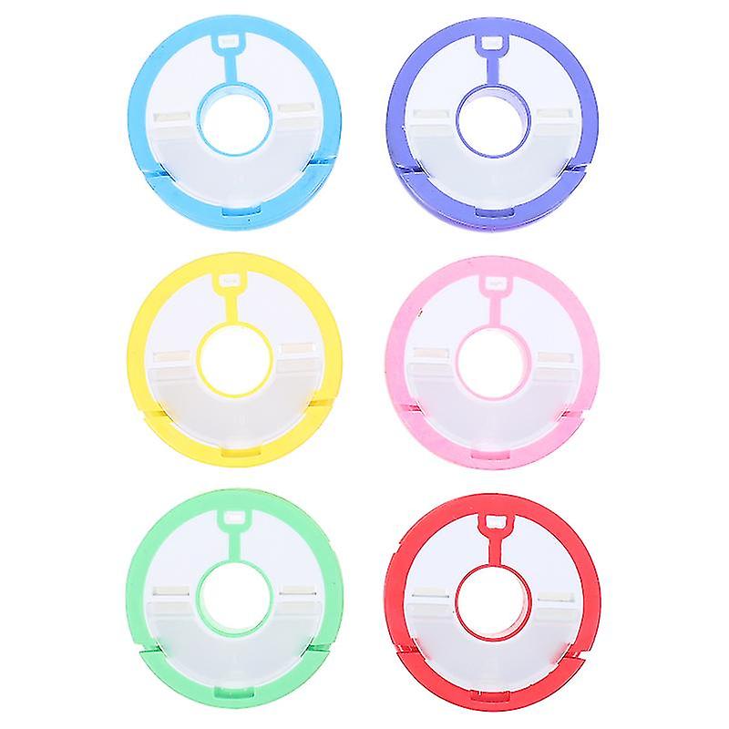 6pcs Fishing String Wheel