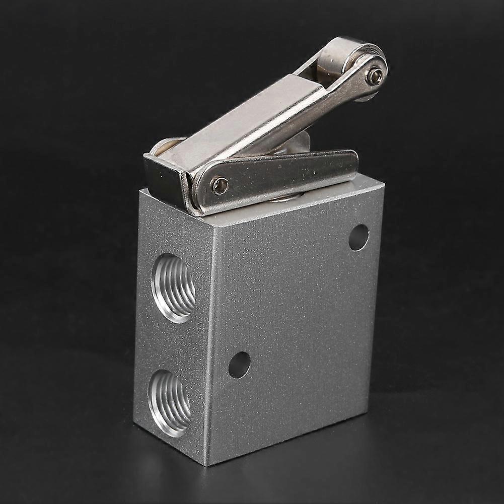 Button Valve JM-07 G1/4" Three Way Aluminum Alloy Pneumatic Valve