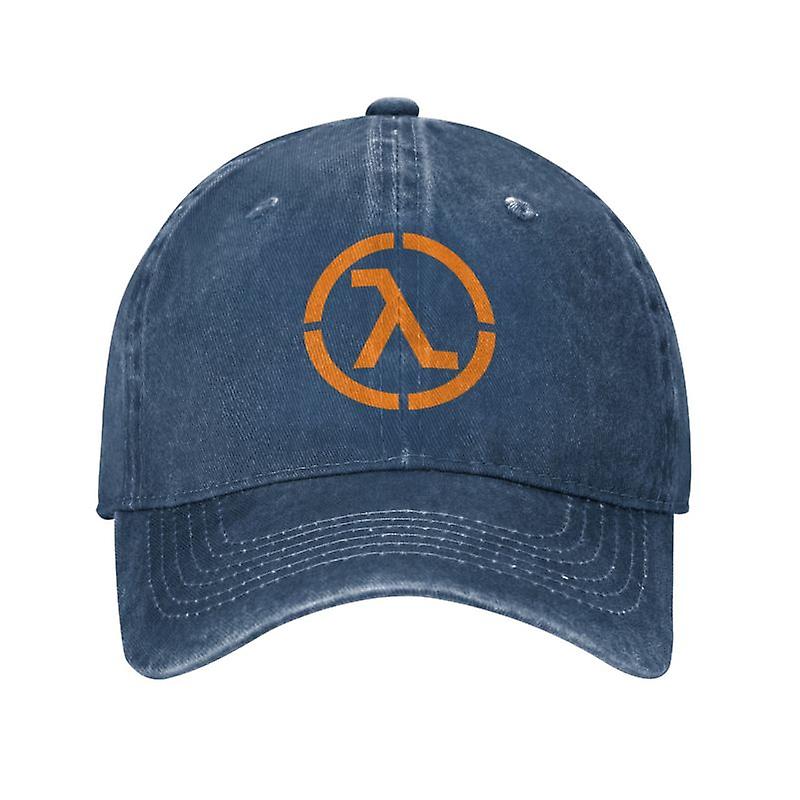 Kişiselleştirilmiş Pamuk Sıcak Video Oyunu Half Life Lambda Logo Beyzbol Şapkası Erkekler için Kadın Nefes Alabilir Baba Şapka Sokak Giyim