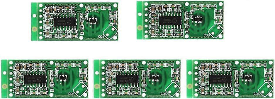 5PCS Microwave Radar Detector RCWL-0516 Switch Module Human Induction Board Detector,35.9*17.3mm