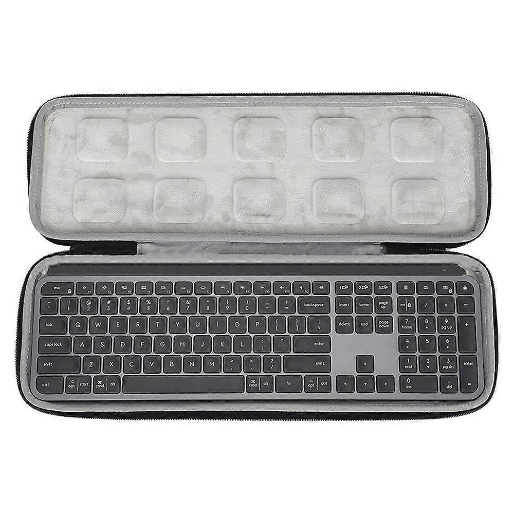 Keyboard Case Storage Travel Case for Logitech MX Keys Backlit Keyboard Wireless Size 46 x 16 x 4.5 cm