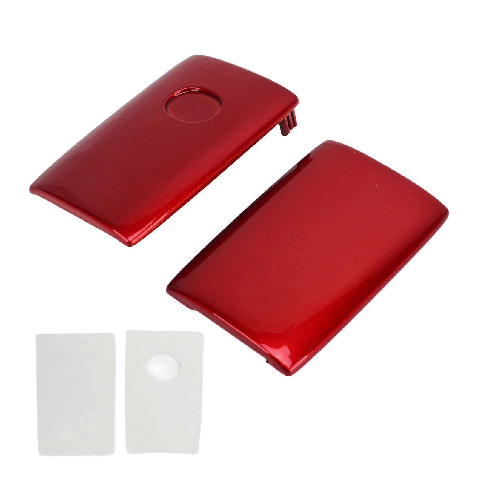 Car Key Shell Shock Absorbing Keyless Entry Remote Fob Cover Case Replacement for Mazda Cx30 3 2020 Red E2U812
