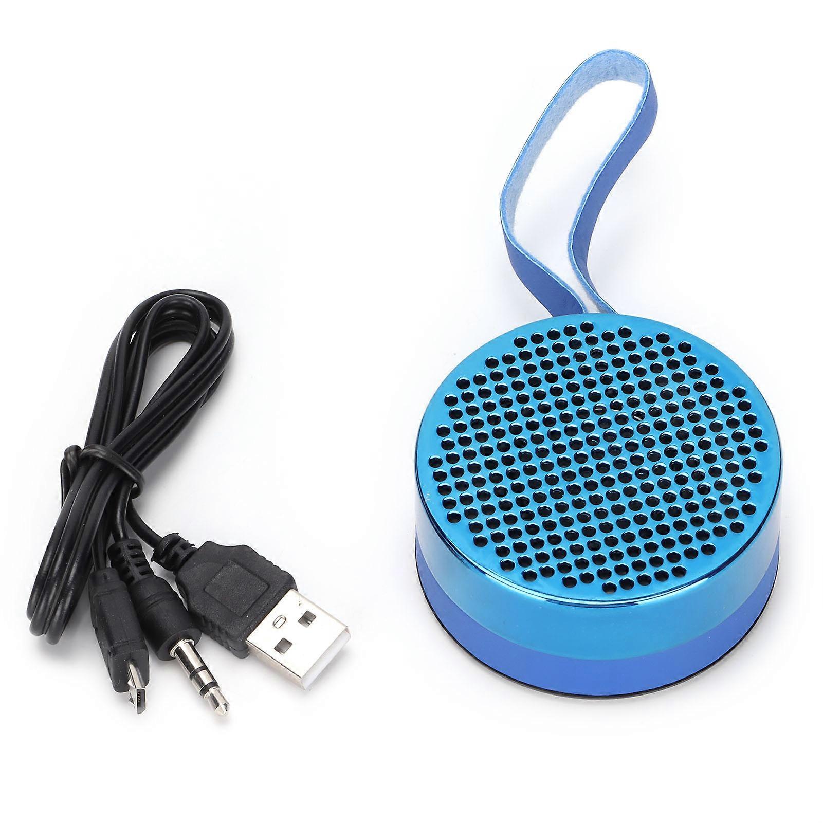 Mini Bluetooth Speaker Bathroom Waterproof Level 7 Metal Wireless Portable Small Speaker With Lanyard