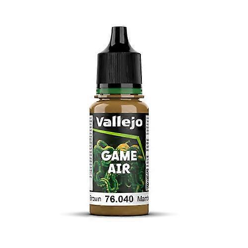LEATHER Vallejo Game Ultra-fine Pigment Loading Air Acrylic Paint 18mL (Brown)