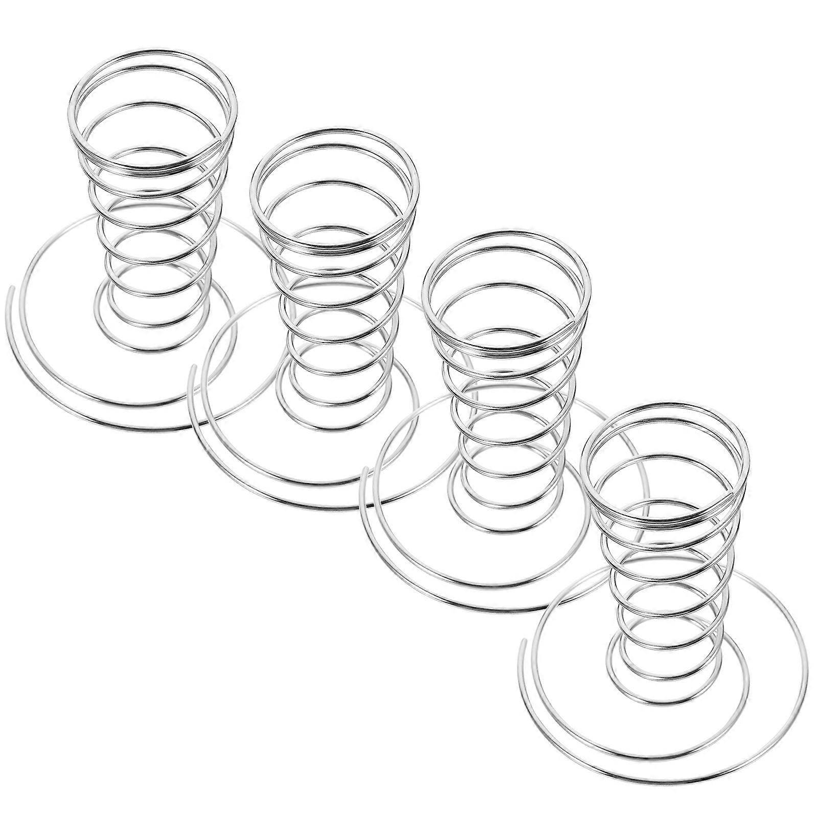 4Pcs Eiscremehalter Edelstahl Eistütenhalter Eiertütenhalter Eiscremeständer
