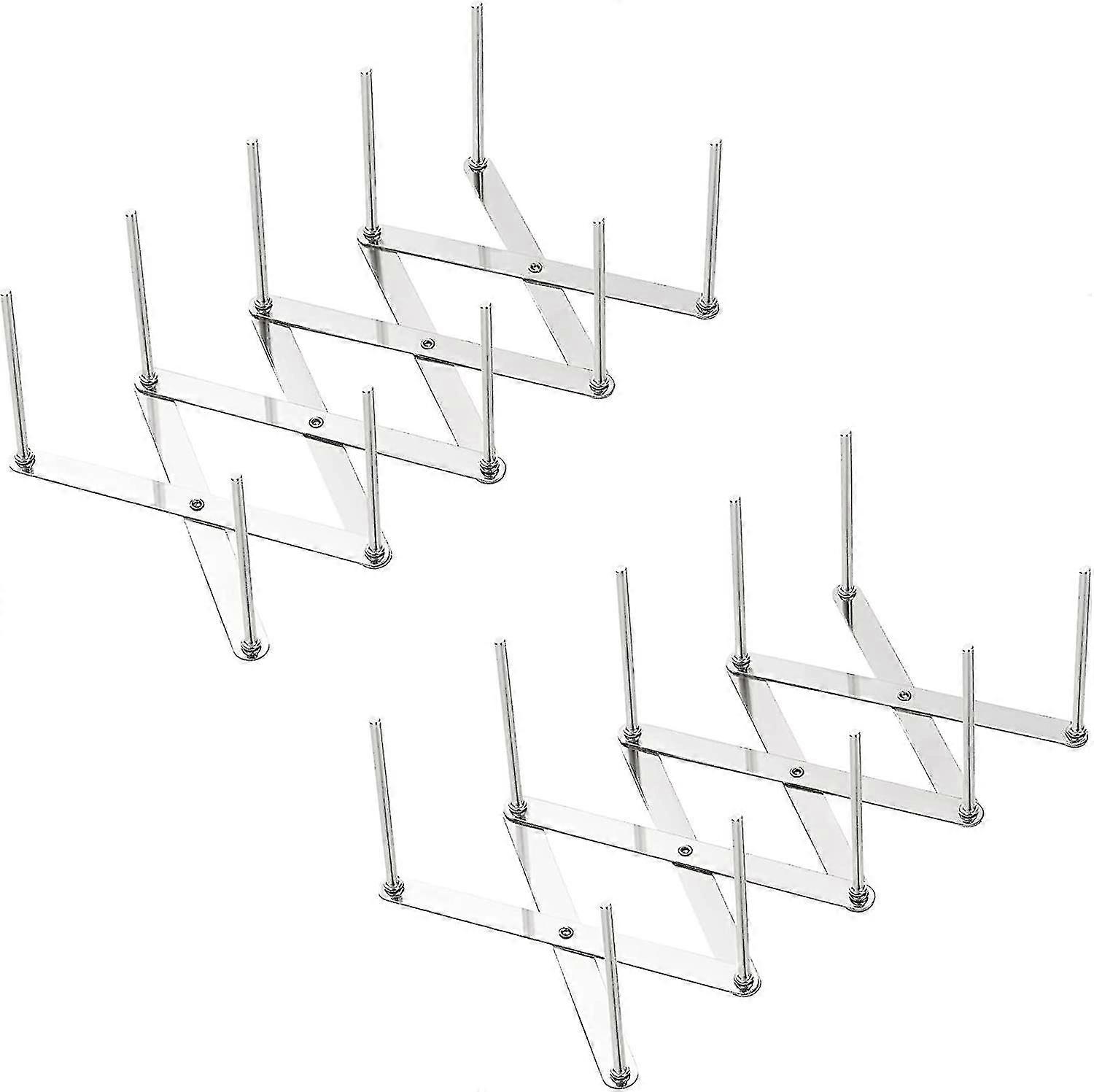 Topfdeckelhalter - Edelstahl Mehrzweck einstellbare Länge - 2er Set
