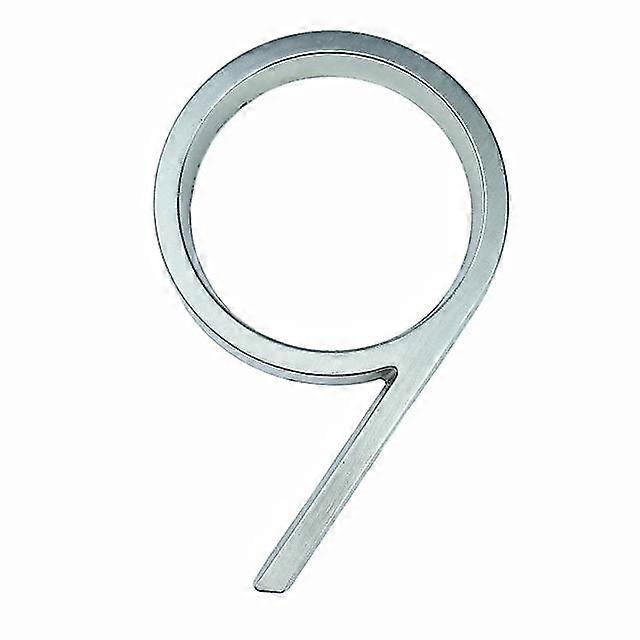 Número e letra da casa preta 5 polegadas 12,5 cm de altura