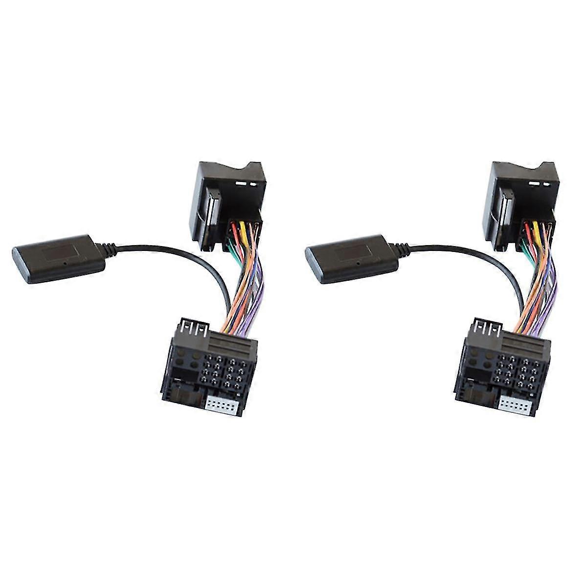 2PCS Car Audio Bluetooth 5.0 Receiver Aux Adapter for C2 C5 RD45 RD4 Radio Module Bluetooth Aux Cable