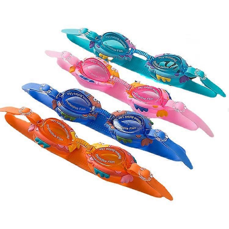 Children's Swim Goggles Four-color Dinosaur Swimming Glasses