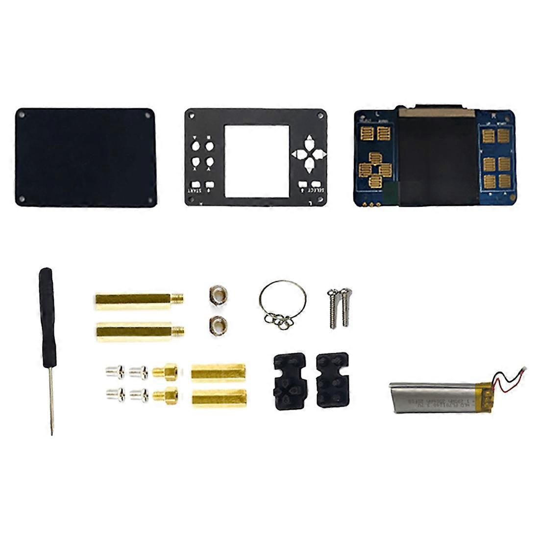 For Zero W Pi0 Game Console Kit 1.54 Inch LCD Display with Speaker Charging Function,A