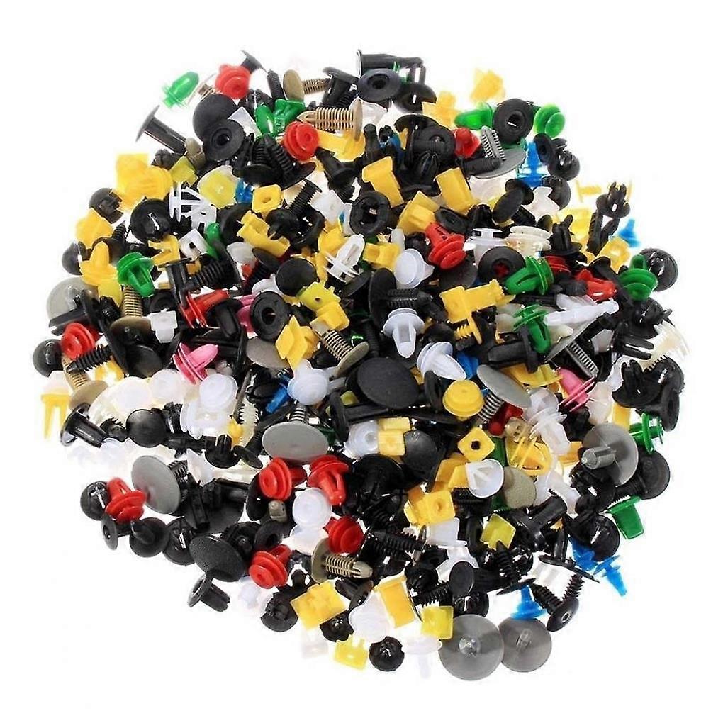 Kit of clips of interior garnish of car rack bumper, car plastic rivet, car accessories with 6 inch tool, 1000 rooms/set