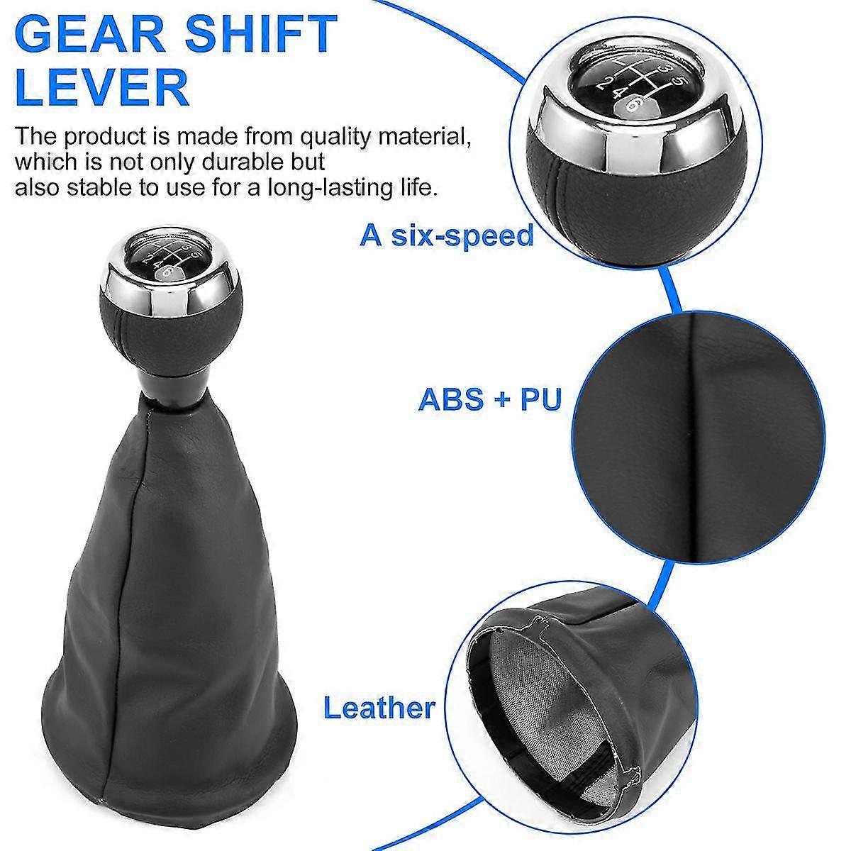Car 6-speed Manual Gear Shift Lever Gear Shift Knob Dust Cover For Mini Cooper R55 R56 R57 R58 R59 R60 R61