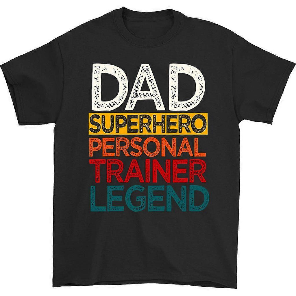 Isä Superhero Personal Trainer T-paita