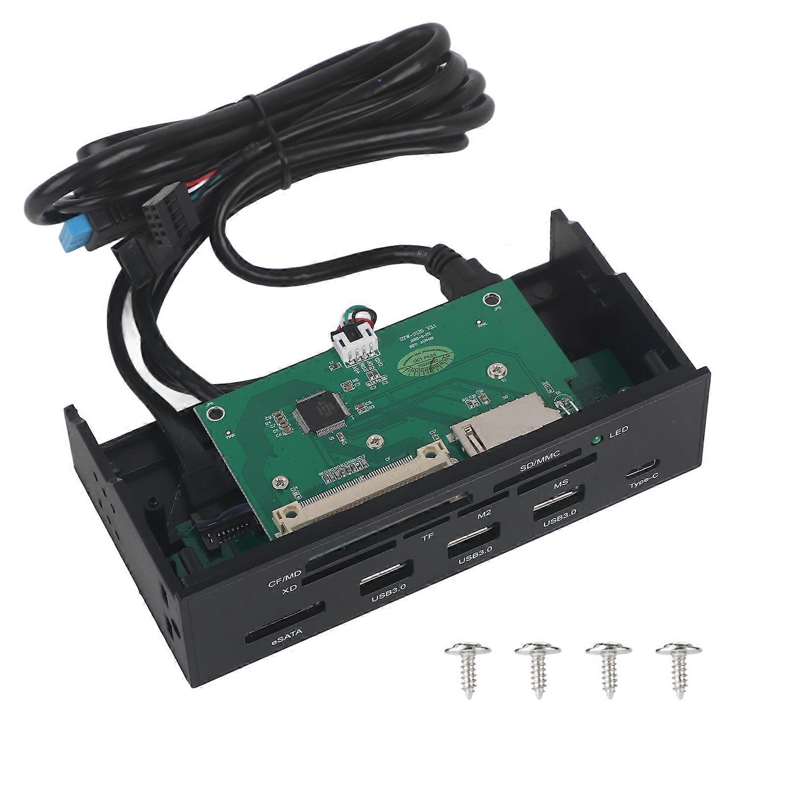 5.25inches Multifunction Internal Card Reader Dashboard PC Front Panel NO.5384