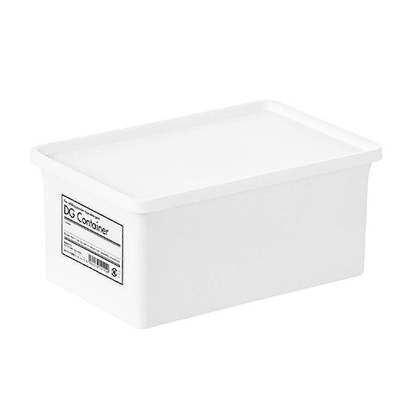 Small Plastic Container Storage Box With Lid Dust-Proof Stackable Household Items For Home