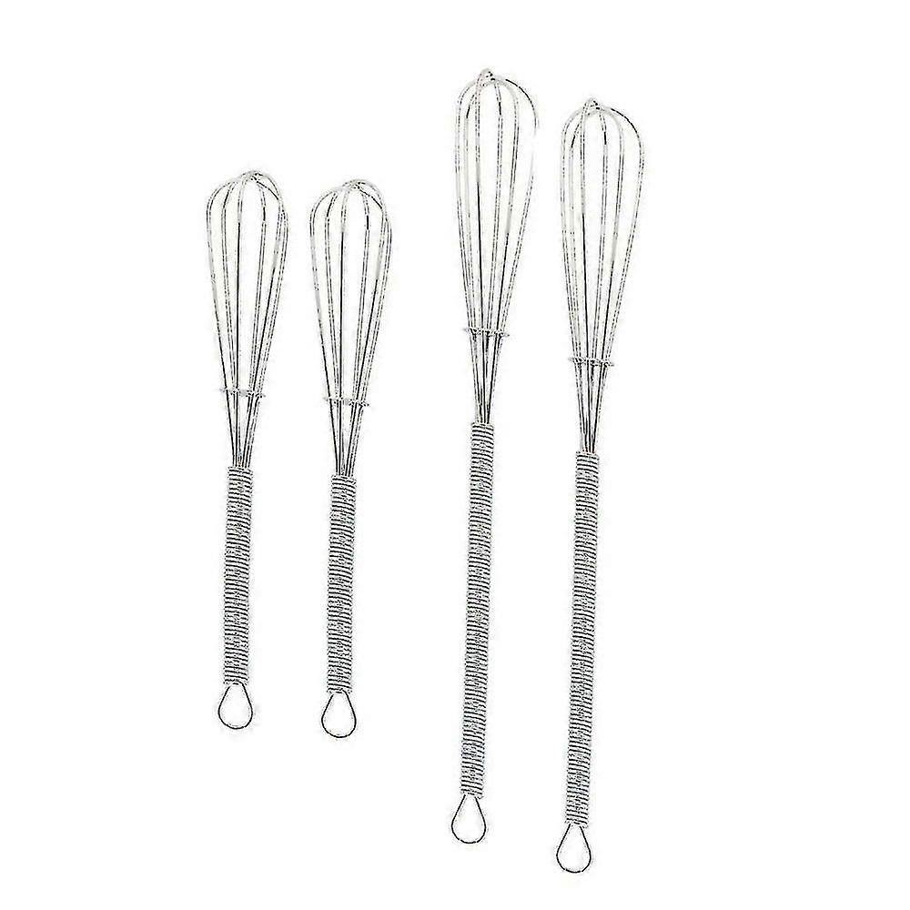 Mini Fio Cozinha Whisks, Conjunto De 2 (5 polegadas e 7 polegadas) Chunyan