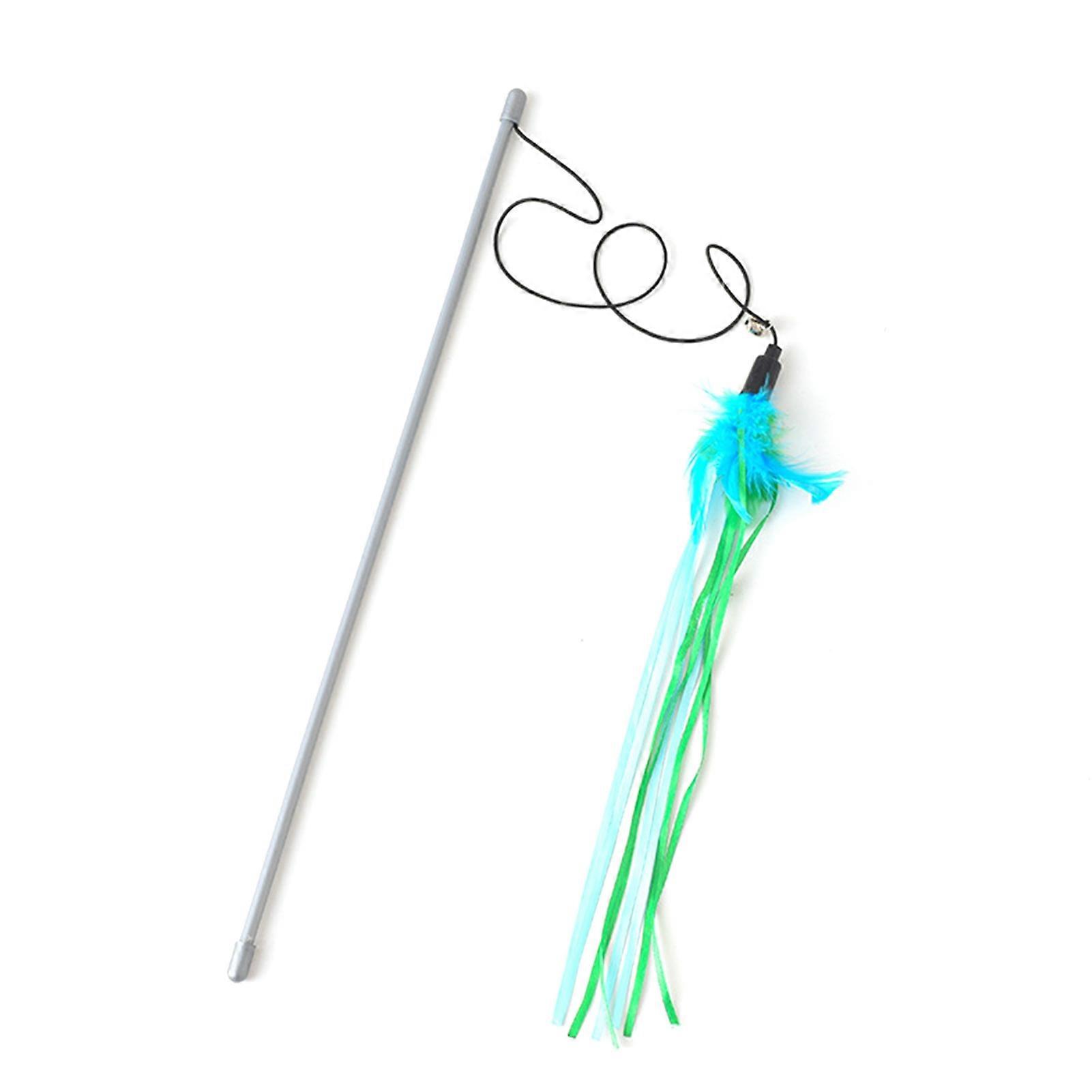 Chat Teaser Jouet Ruban Coloré Soulager l’Ennui Interactif Drôle De Chat Jouet Pet Stick Jouet Pet Jouet Jouet