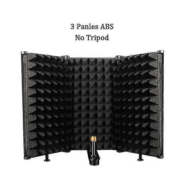 Microph Isolat 3 Panel With D Sound- Plate Acoic Foams Panel Foam For Studio Recording Bm800