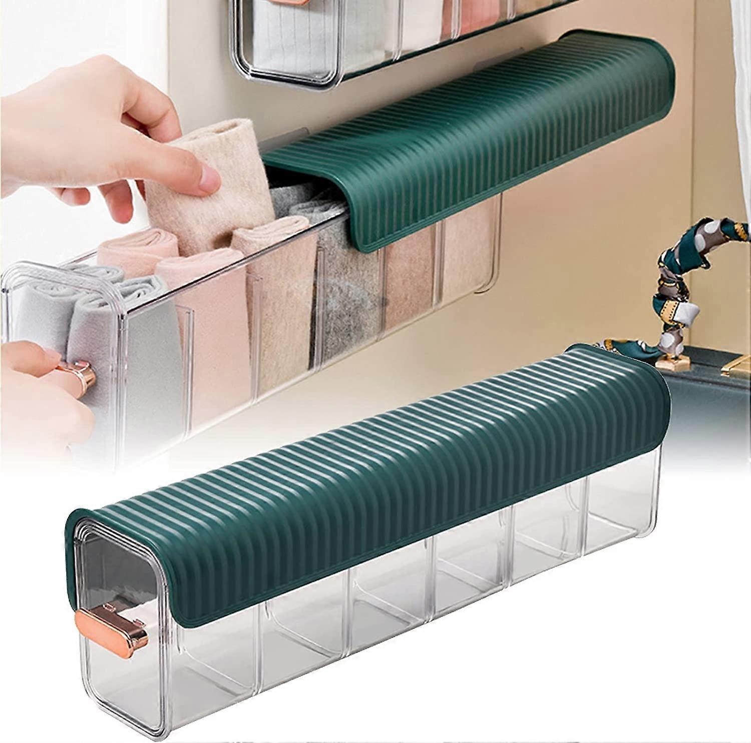 Underwear Storage Box Wall Mount Drawer Organizer For Socks Data Cable