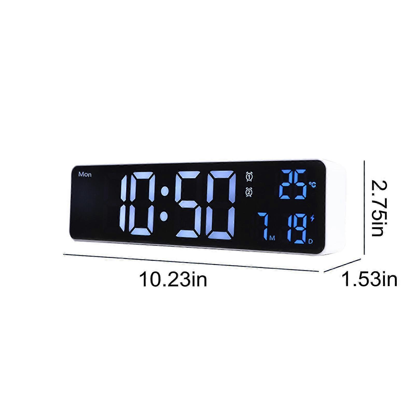 Clock Digital Clock, Digital Clock Large Display, Led Digital Alarm ...