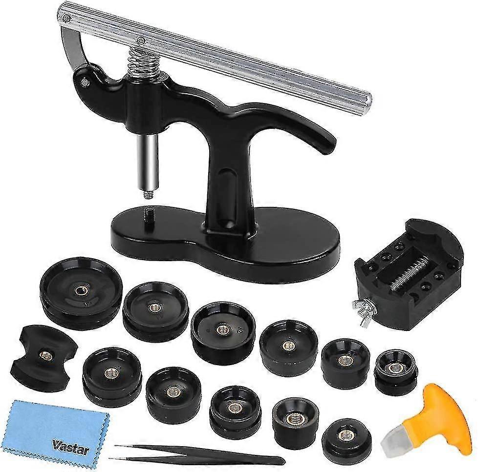 18pcs Watch Case Press, Watch Tool For Closing The Back Table