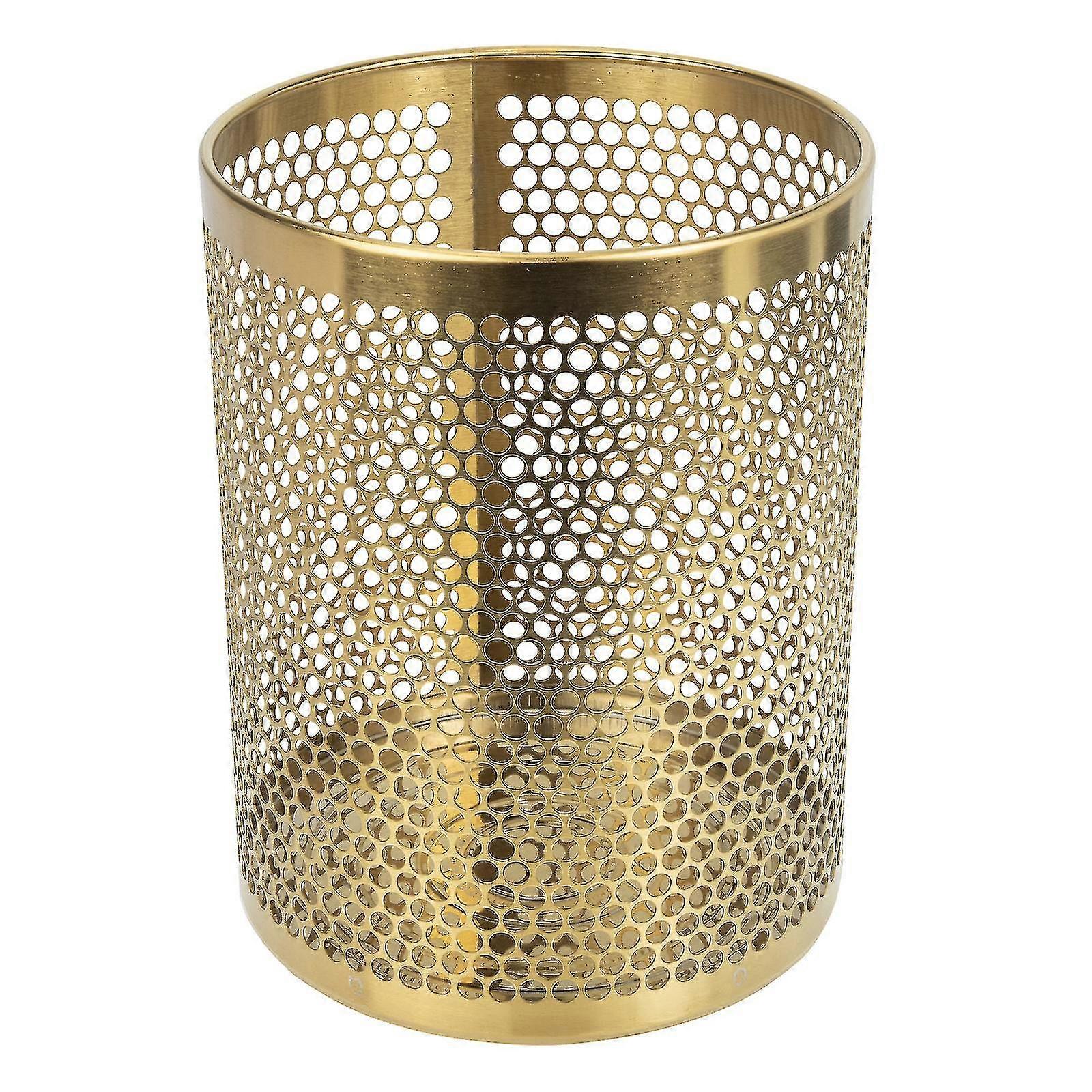 Trash Cans Office Waste Basket Bathroom Kitchen Garbage Cans Mesh Trash Can