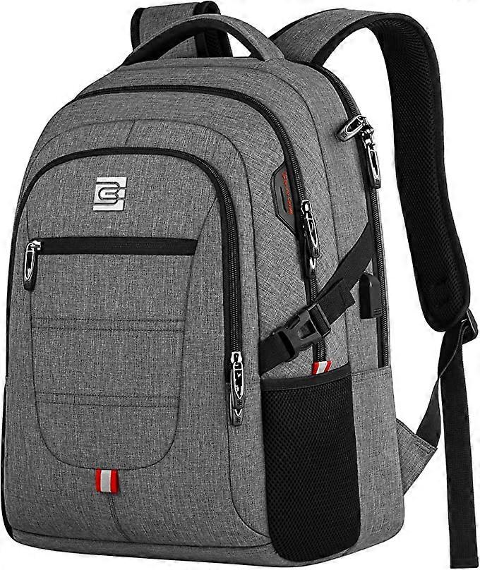 Travel Laptop Backpack with USB Charging&Headphone Port ,Large Computer Backpack with Breathable Padded Shoulder Strap