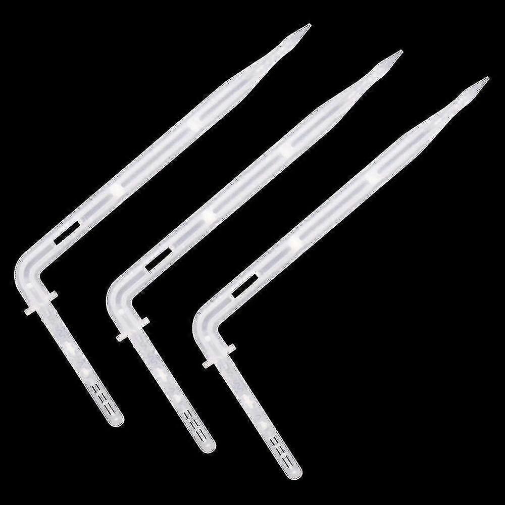 20 Pcs White Drip Emitter Curved Arrow Dripper Plants Bend Sprinklers Micro Irrigation System Connectors For 4/7mm Hose