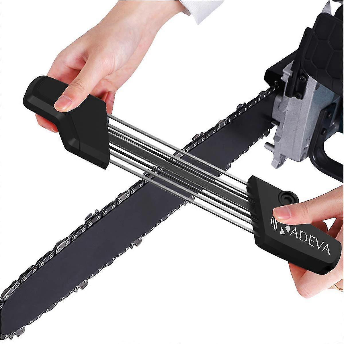 Chainsaw Sharpener Kit 2 In 1 Professional Tool Quick Sharpening Of Chain Teeth And Depth Gauge Chainsaw Sharpener Chainsaw Sharpener