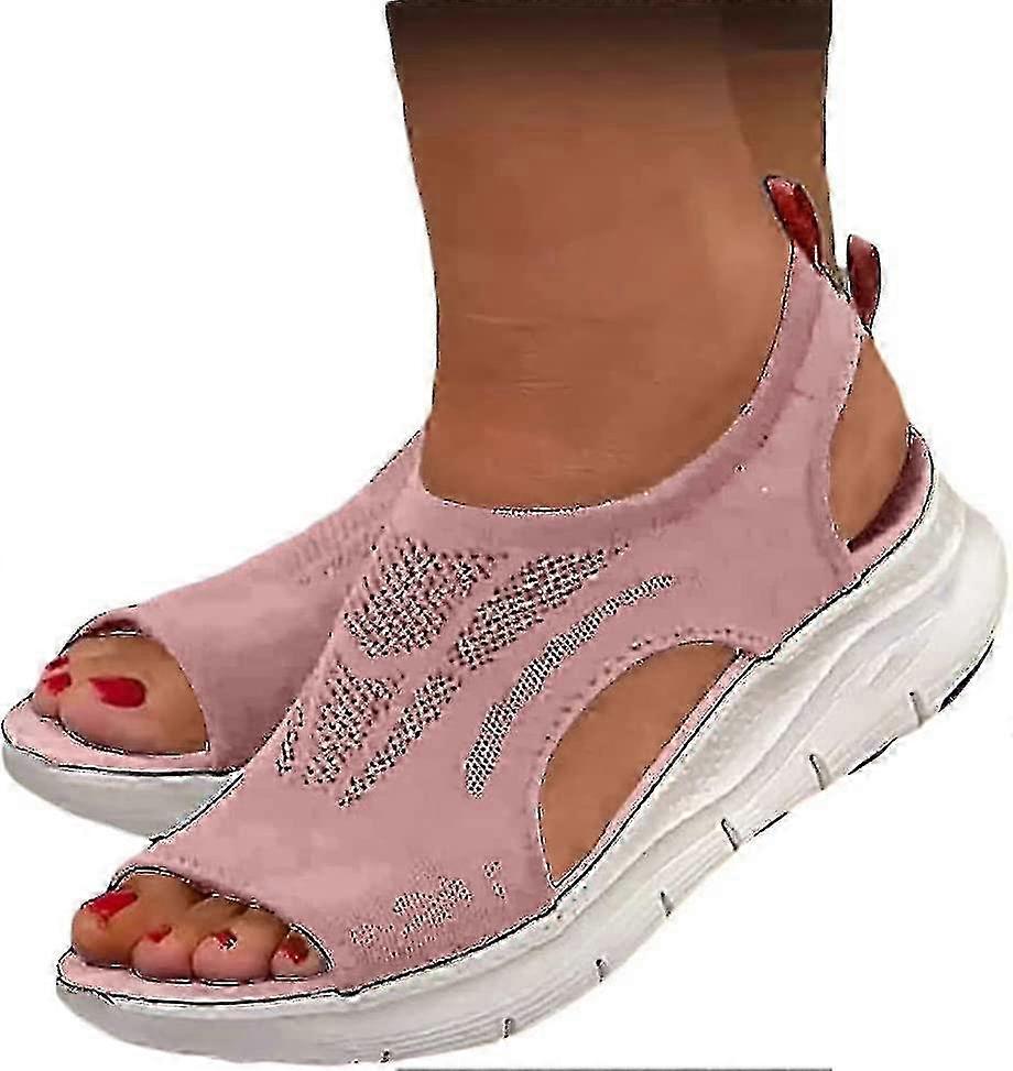 Kadın Yaz Sandalet Nefes Alabilir Yumuşak Taban Yürüyüş Ayakkabıları