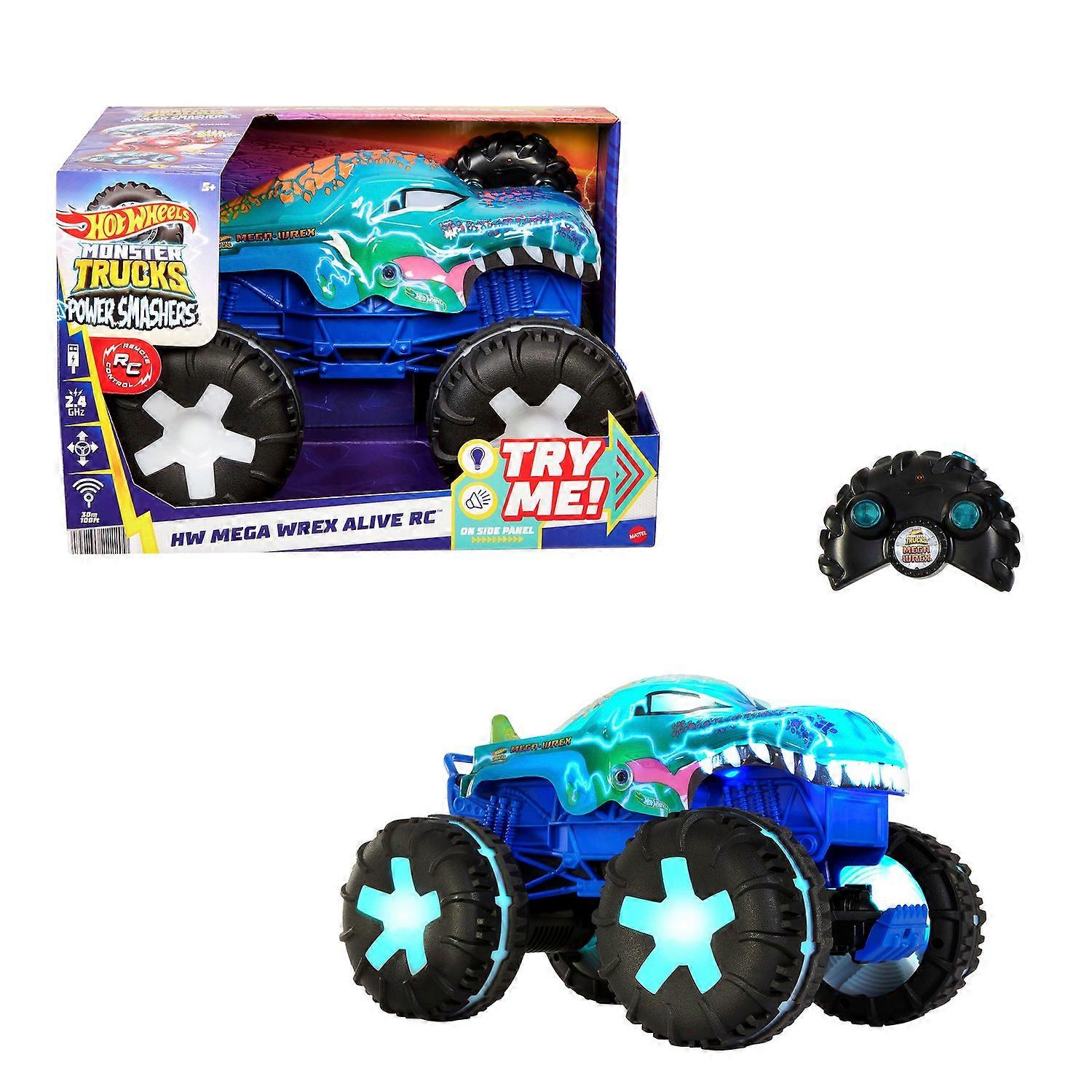Kuumat pyörät monsteriautot Mega Wrex Rc