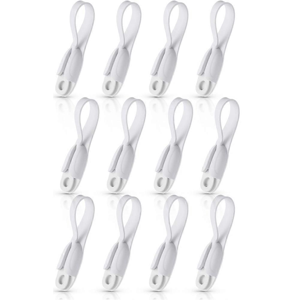 12Pcs Cord Bundlers Cord Organizer for Appliances, Self Adhesive Kitchen Appliance Cord Silicone Co