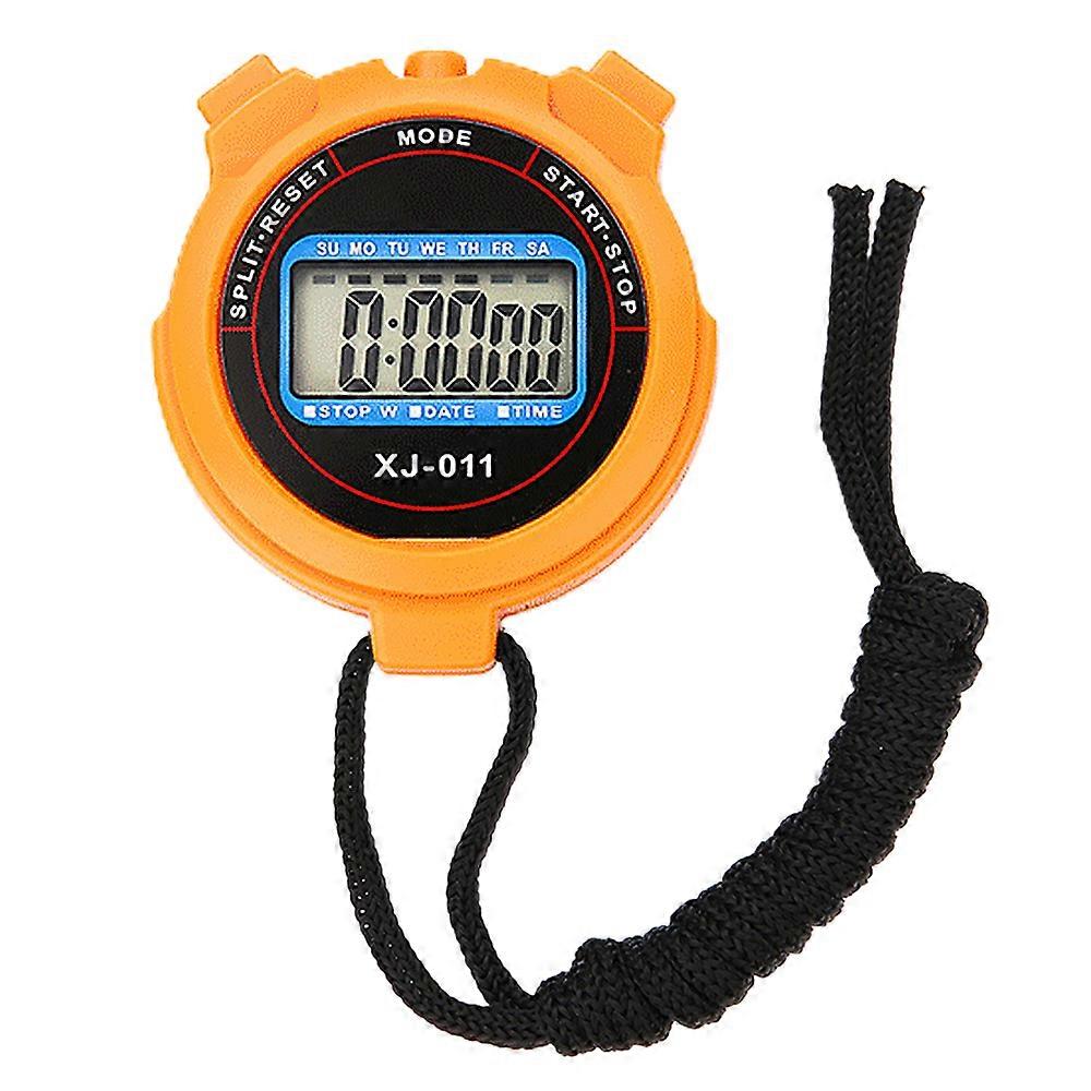 Digitale stopwatch timer - interval timer met groot display geel