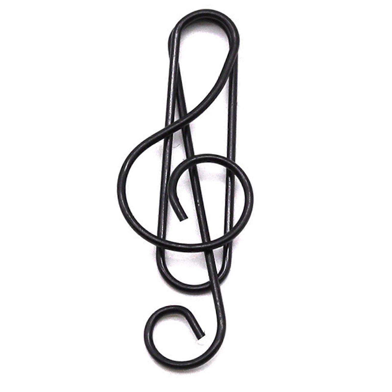 Cute Shape Small Paper Clips Musical Notes Style Type Metal Paper Clips for School Office