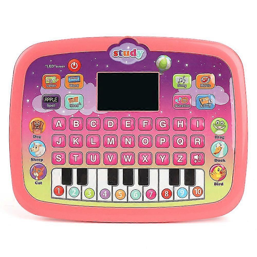 Children Multifunctional Tablet Toddler Learning Pad With Led Screen Early Learning Interactive Intelligent Electronic Toy