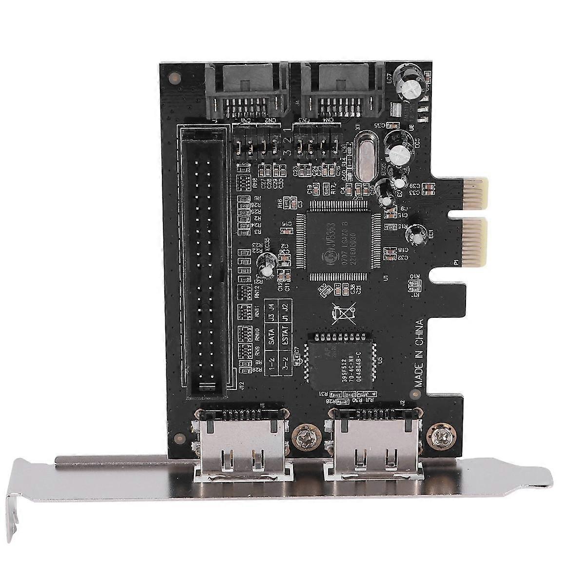 PCI til SATA-kontroller PCI til IDE PCI-E til 2Sata IDE Jmb363 Disk Array Card Express utvidelseskortadapter