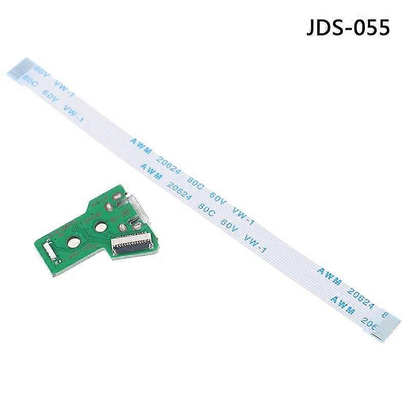 1pc USB Charging Port Socket Circuit Board For 12Pin JDS 011 030 040 055 14Pin 001 Connector For PS4 Controller