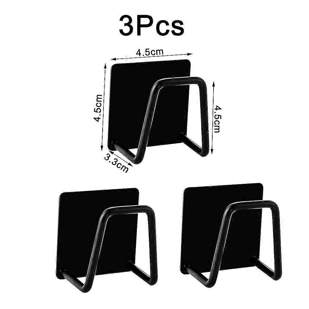 المطبخ الفولاذ المقاوم للصدأ الإسفنج حامل استنزاف التجفيف رف الذاتي لاصق بالوعة المطبخ السنانير شماعات الملحقات التخزين المنظم