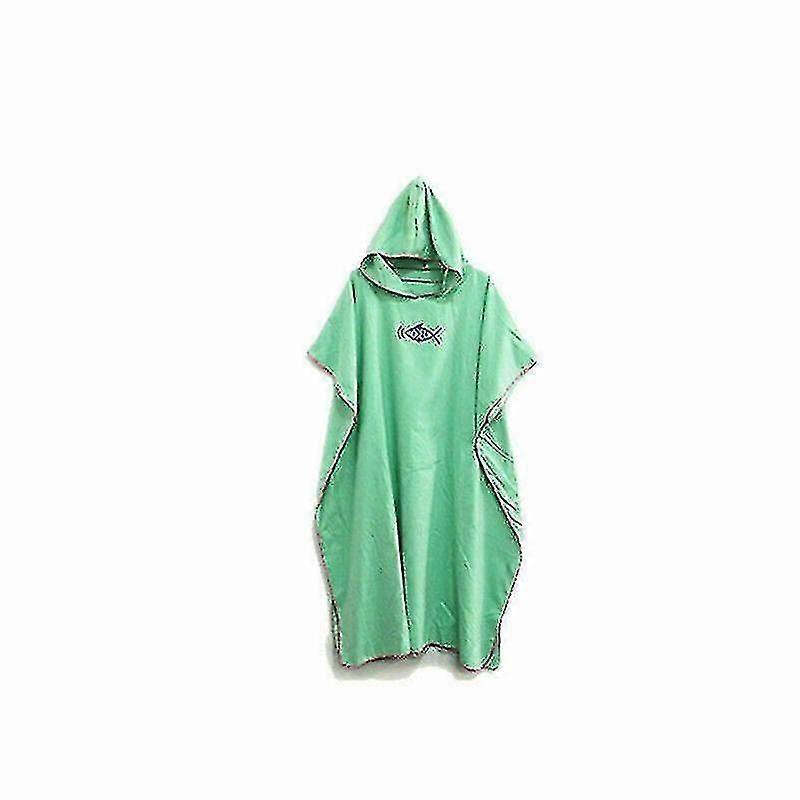 Hooded Poncho Towel Beach Robe Bathrobe Quick Dry Bath Unisex