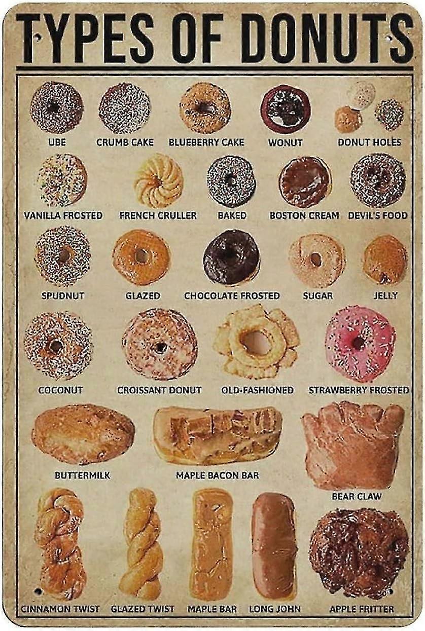 Placa de Lata de Sabor Tropical para Sorvete Decoração de Metal 8x12 Polegadas OU 12x16 Polegadas Modo 1589